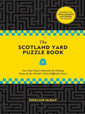 cover image of The Scotland Yard Puzzle Book